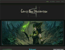 Tablet Screenshot of graeyerbillustration.com